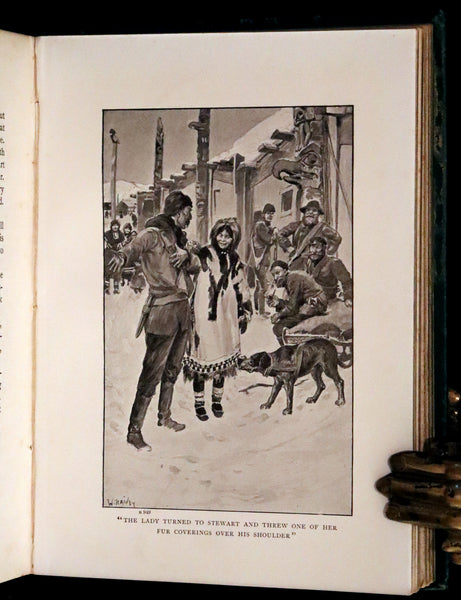 1909 Rare Book - The White Trail A Story of the Early Days of Klondike by Alexander MacDonald.