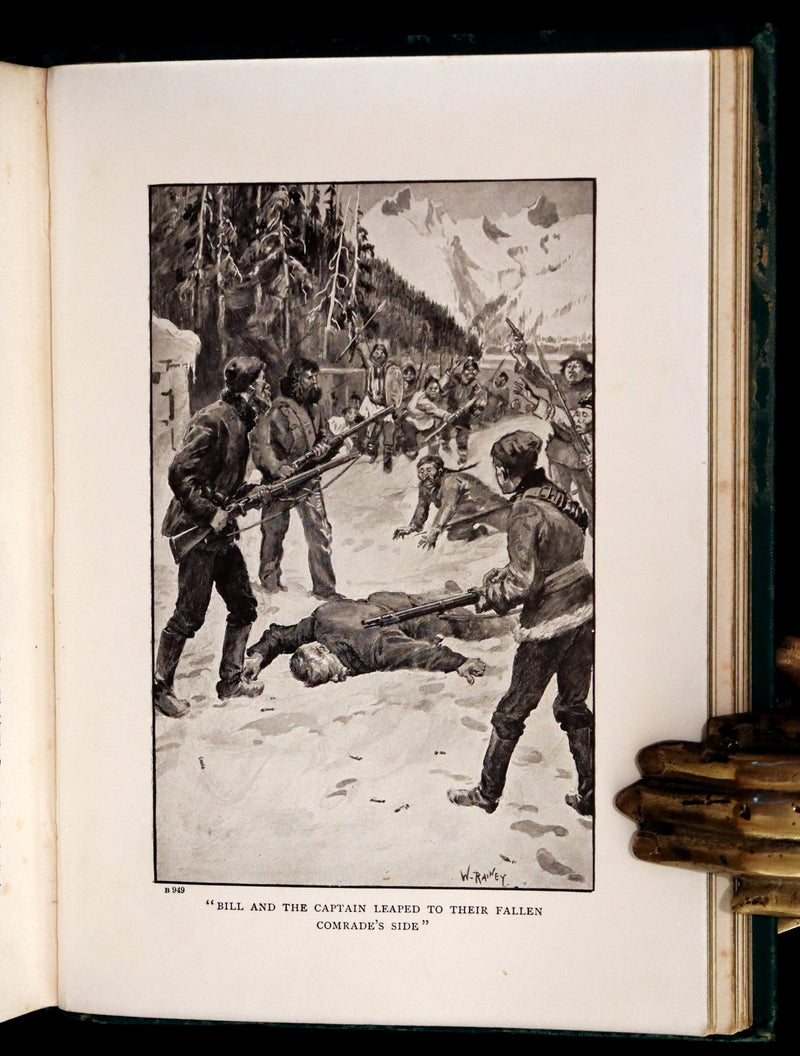 1909 Rare Book - The White Trail, Early Days of Klondike by Alexander MacDonald.