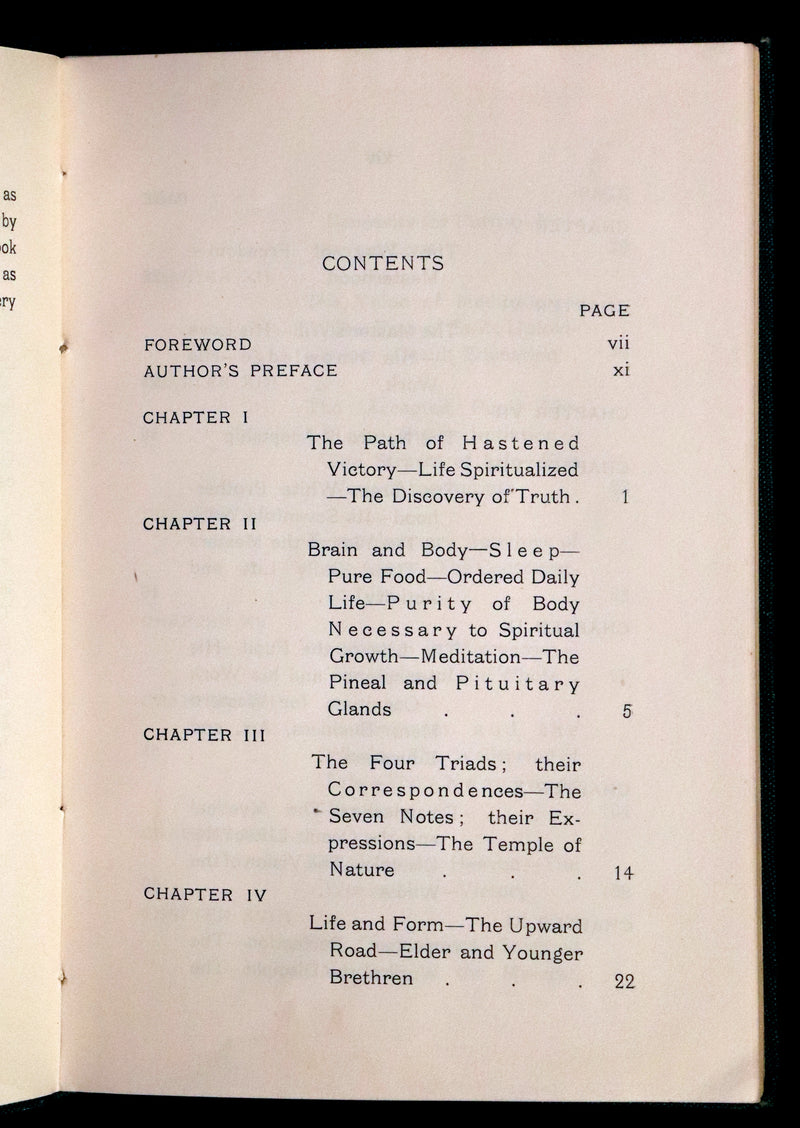 1937 Rare First Edition - Meditations on the Occult Life by Geoffrey Hodson.