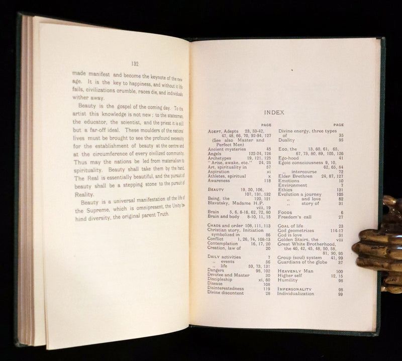 1937 Rare First Edition - Meditations on the Occult Life by Geoffrey Hodson.