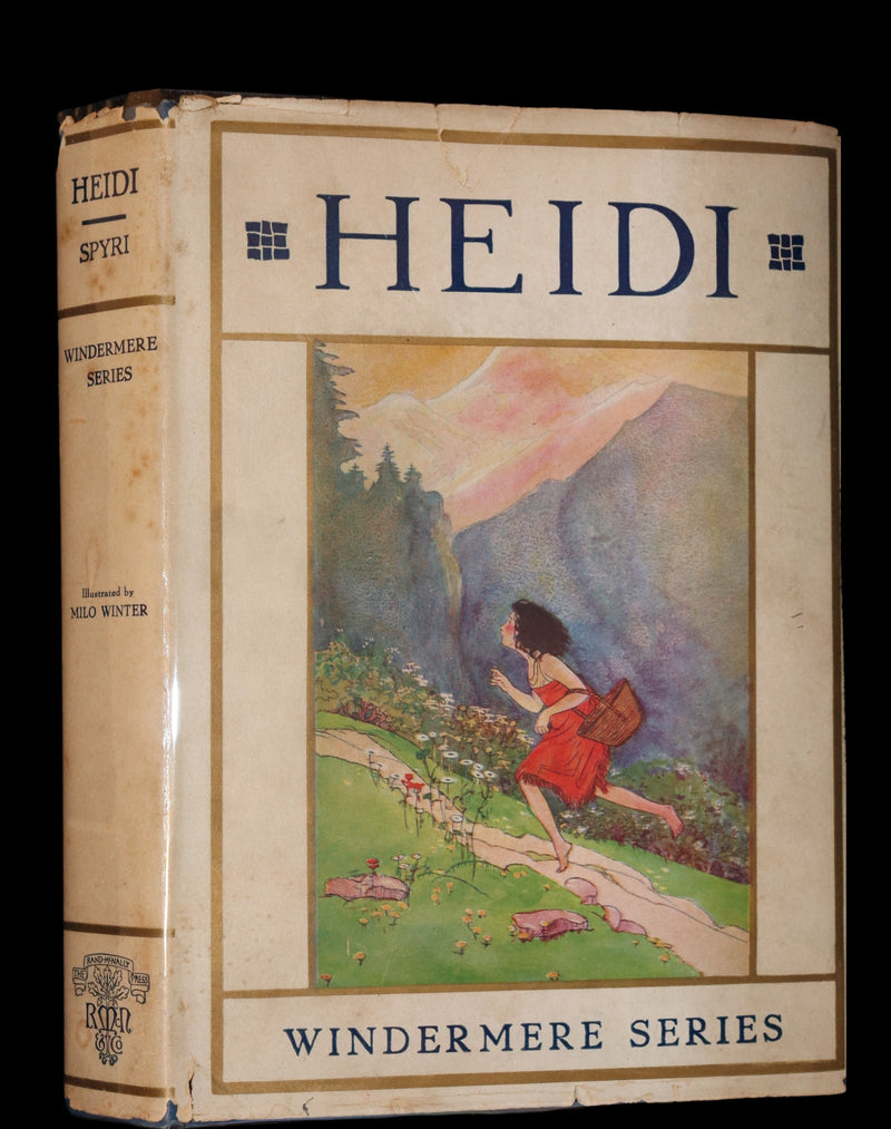 1921 Scarce First Edition illustrated by Maginel Wright Enright - Heidi by Johanna Spyri.