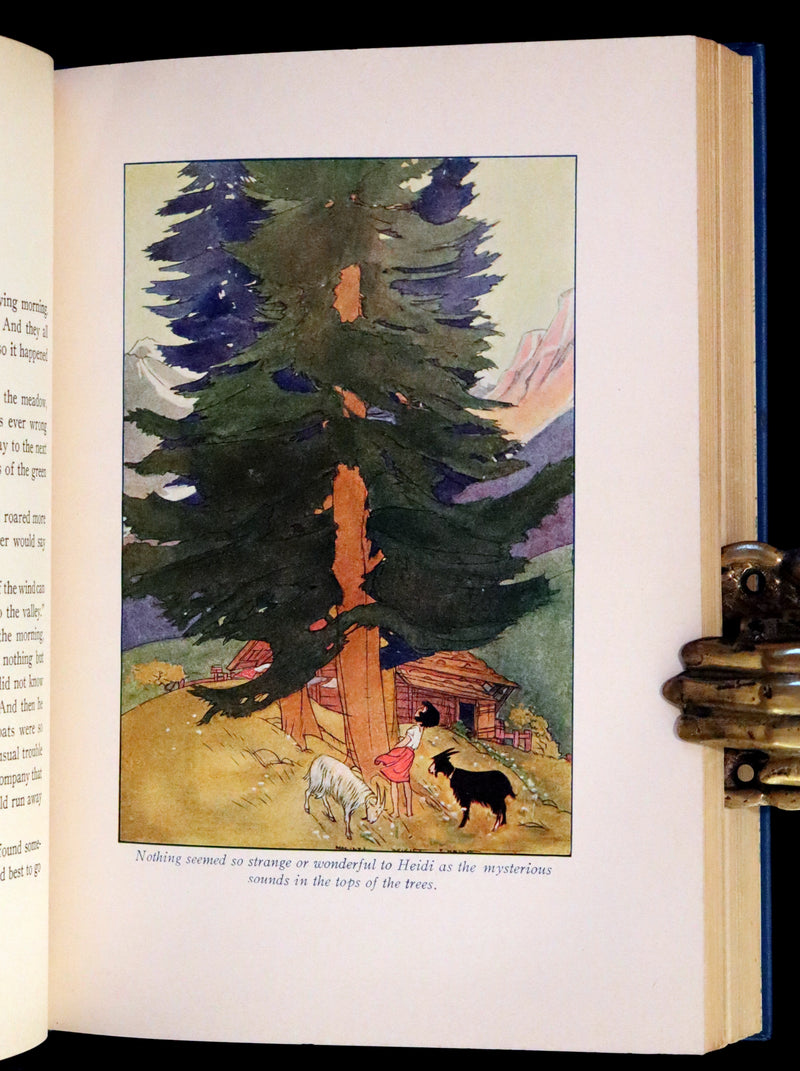 1921 Scarce First Edition illustrated by Maginel Wright Enright - Heidi by Johanna Spyri.