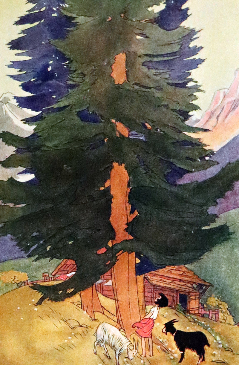 1921 Scarce First Edition illustrated by Maginel Wright Enright - Heidi by Johanna Spyri.