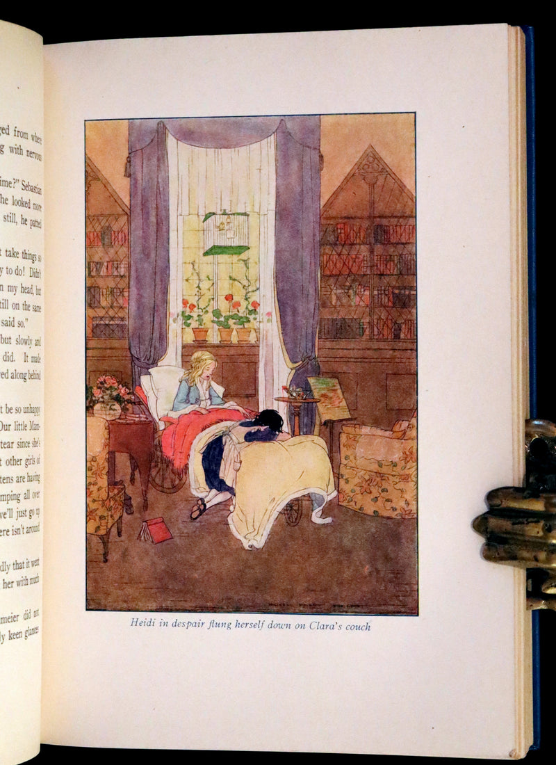 1921 Scarce First Edition illustrated by Maginel Wright Enright - Heidi by Johanna Spyri.