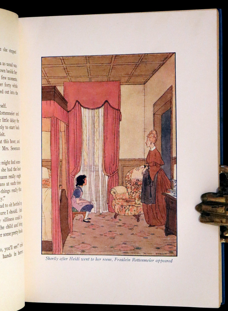 1921 Scarce First Edition illustrated by Maginel Wright Enright - Heidi by Johanna Spyri.