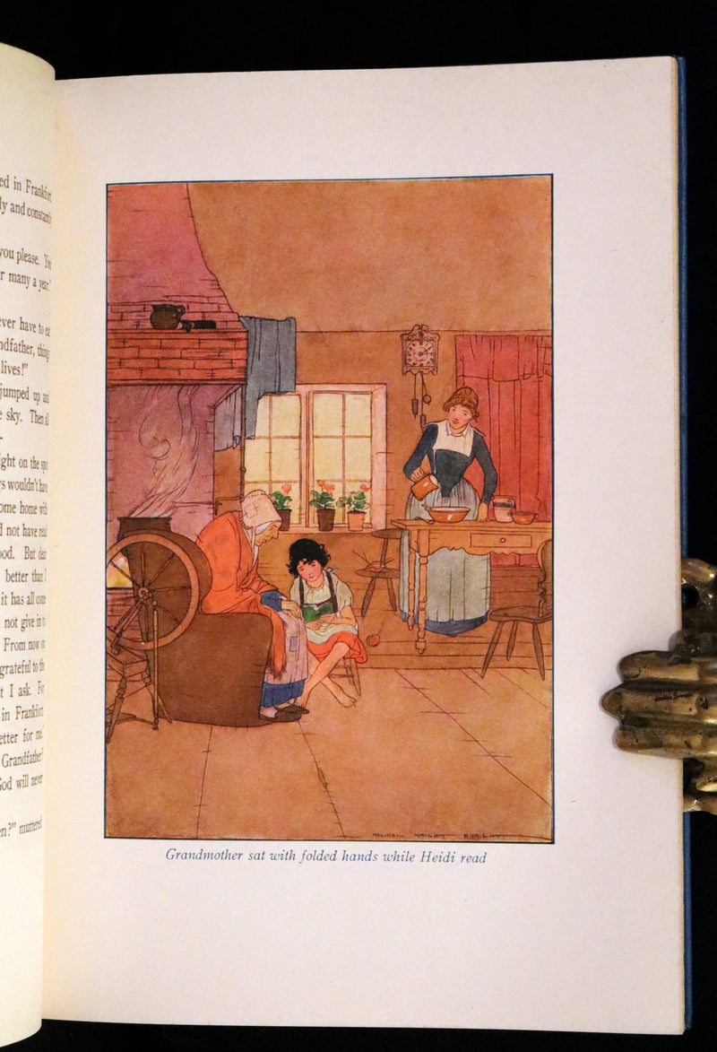 1921 Scarce First Edition illustrated by Maginel Wright Enright - Heidi by Johanna Spyri.