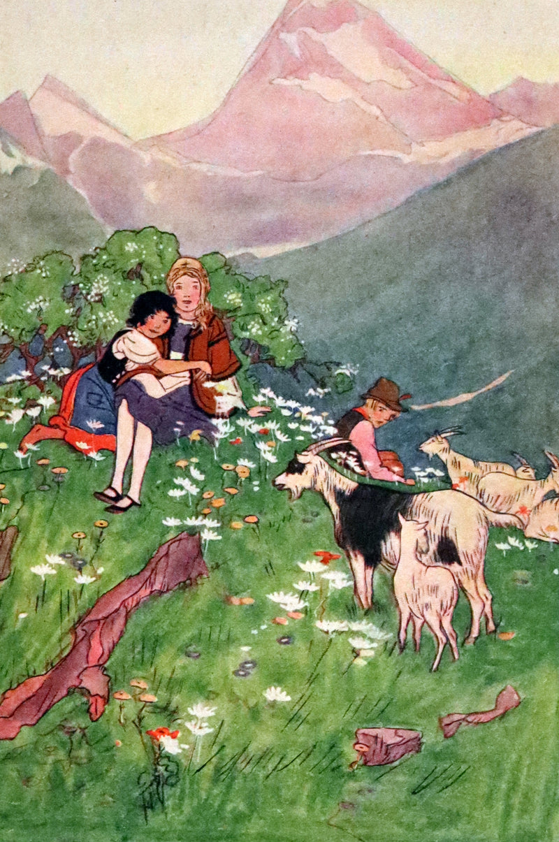 1921 Scarce First Edition illustrated by Maginel Wright Enright - Heidi by Johanna Spyri.