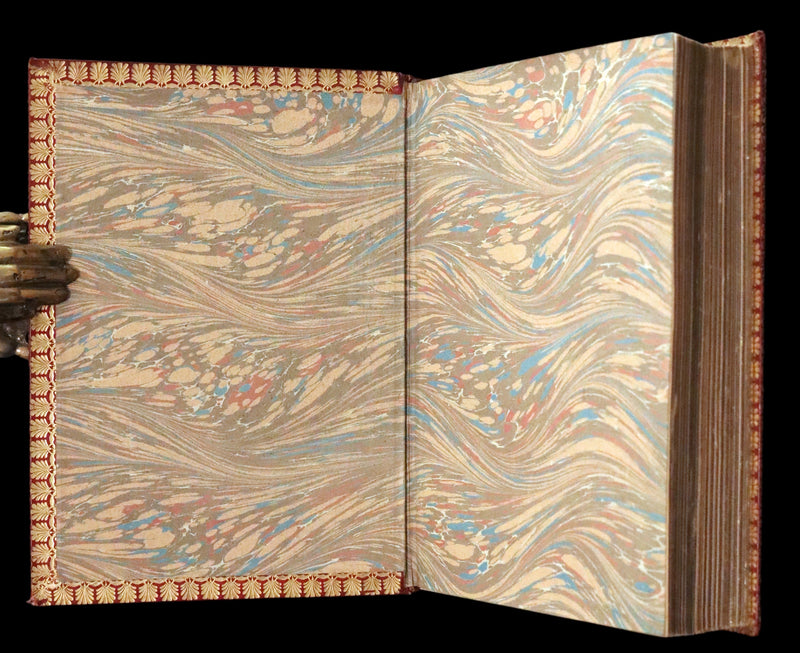 1914 Rare First Edition bound by Asprey - The Money Moon, a Romance by Jeffery Farnol illustrated by Edmund Blampied.