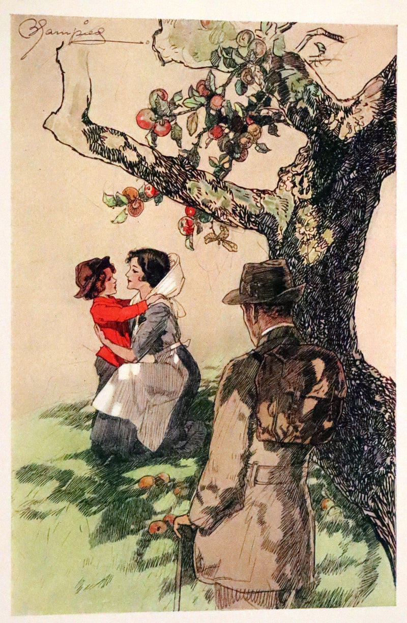 1914 Rare First Edition bound by Asprey - The Money Moon, a Romance by Jeffery Farnol illustrated by Edmund Blampied.