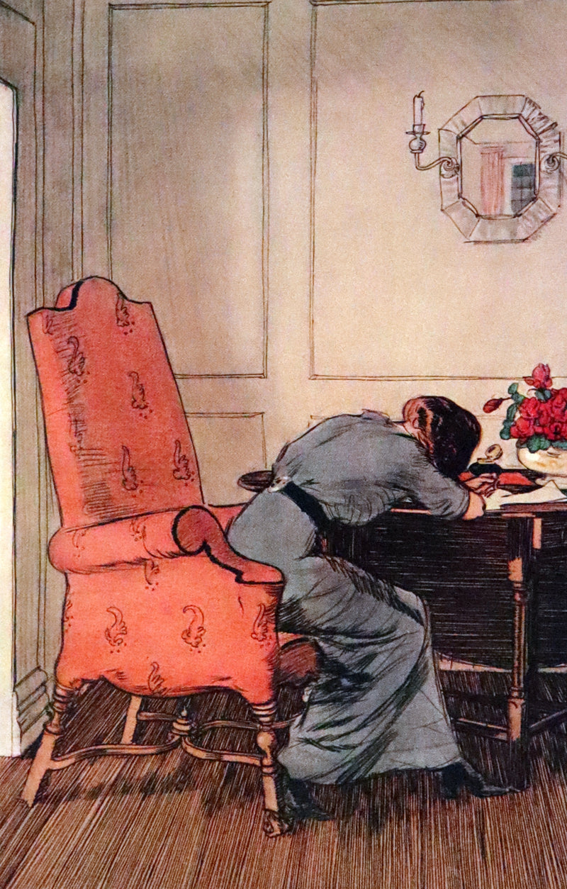 1914 Rare First Edition bound by Asprey - The Money Moon, a Romance by Jeffery Farnol illustrated by Edmund Blampied.