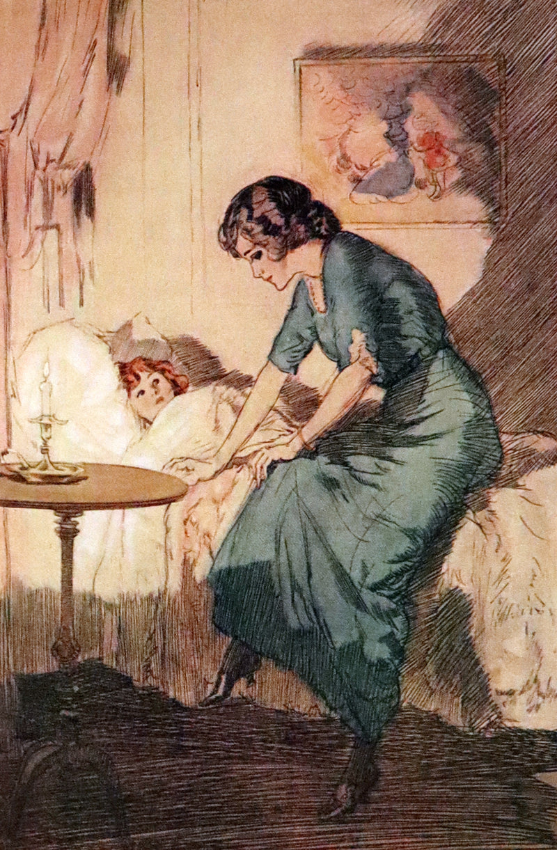 1914 Rare First Edition bound by Asprey - The Money Moon, a Romance by Jeffery Farnol illustrated by Edmund Blampied.