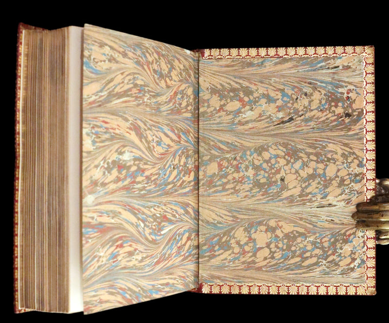 1914 Rare First Edition bound by Asprey - The Money Moon, a Romance by Jeffery Farnol illustrated by Edmund Blampied.