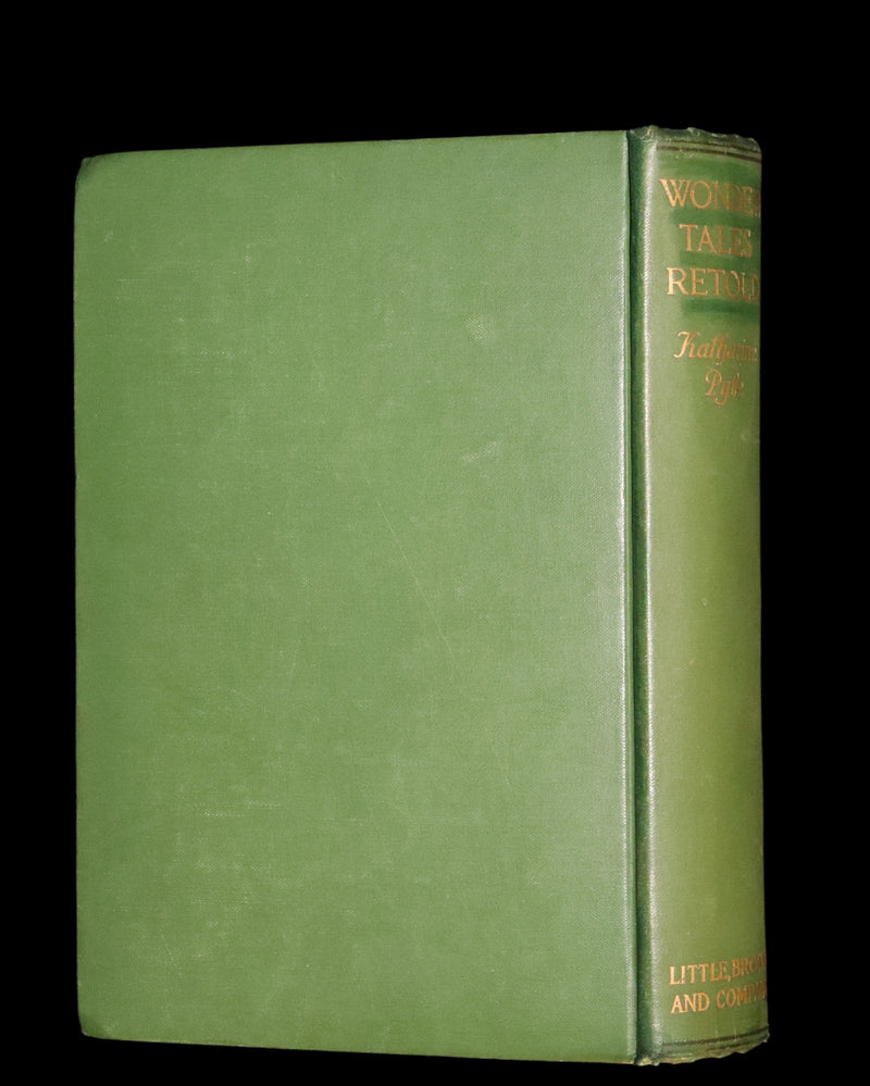 1916 Scarce Book - Wonder Tales Retold written and illustrated by Katharine Pyle.