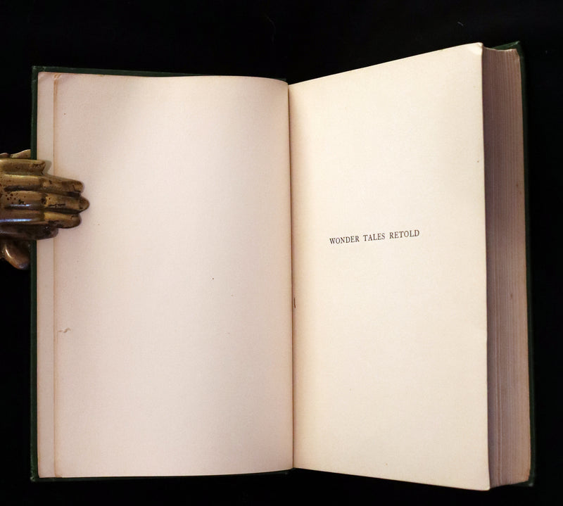 1916 Scarce Book - Wonder Tales Retold written and illustrated by Katharine Pyle.