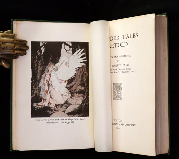 1916 Scarce Book - Wonder Tales Retold written and illustrated by Katharine Pyle.