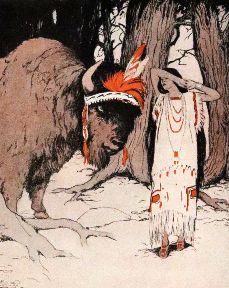 1916 Scarce Book - Wonder Tales Retold written and illustrated by Katharine Pyle.