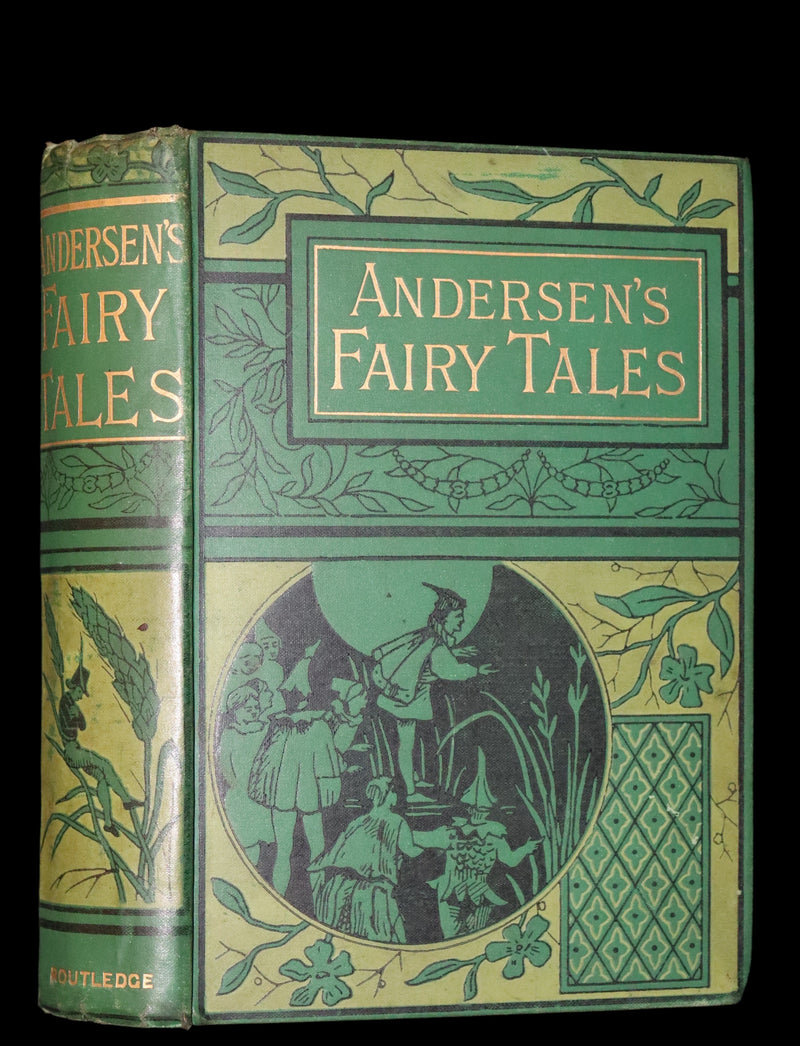 1870 Scarce Book - Hans Christian Andersen - FAIRY TALES and Stories, Illustrated.