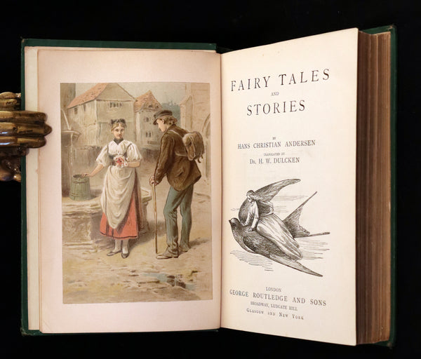 1870 Scarce Book - Hans Christian Andersen - FAIRY TALES and Stories, Illustrated.