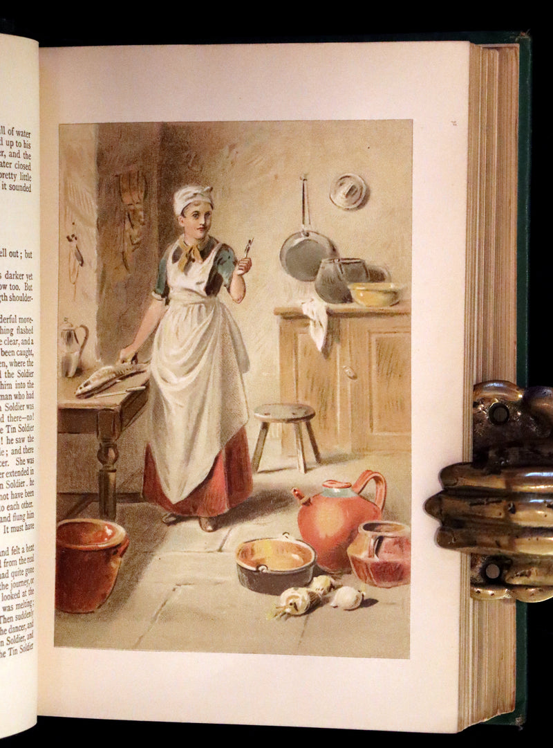 1870 Scarce Book - Hans Christian Andersen - FAIRY TALES and Stories, Illustrated.