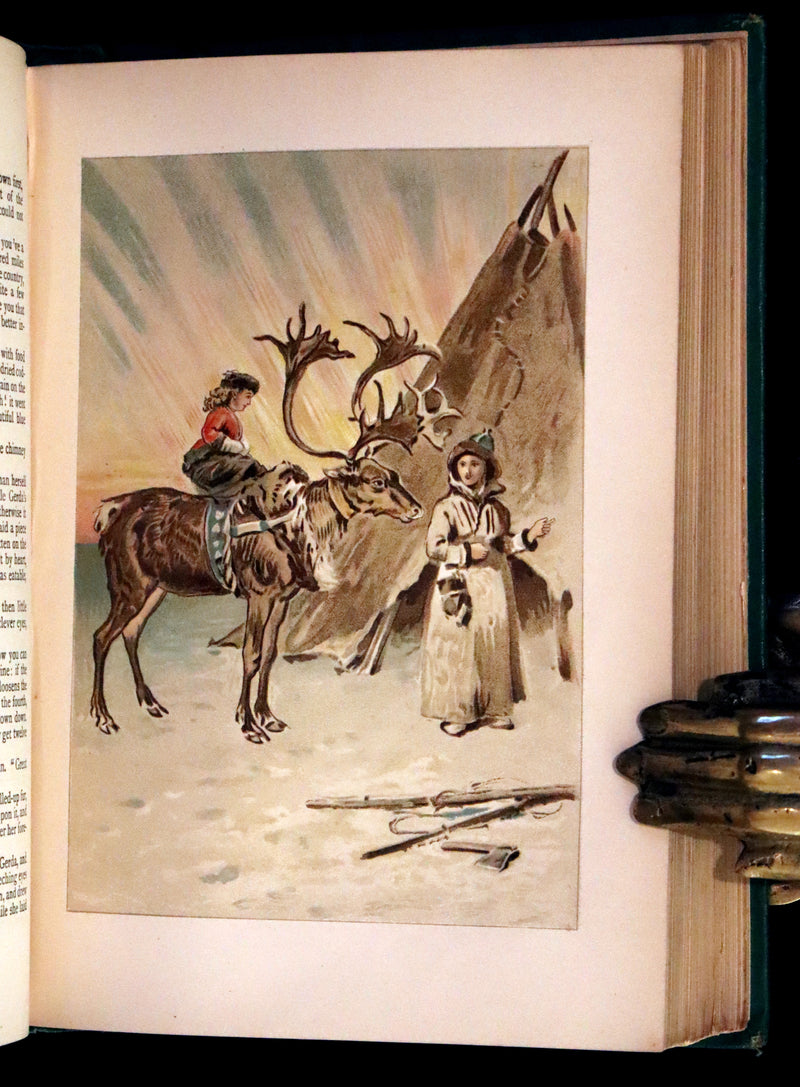 1870 Scarce Book - Hans Christian Andersen - FAIRY TALES and Stories, Illustrated.