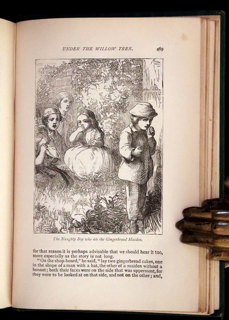 1870 Scarce Book - Hans Christian Andersen - FAIRY TALES and Stories, Illustrated.