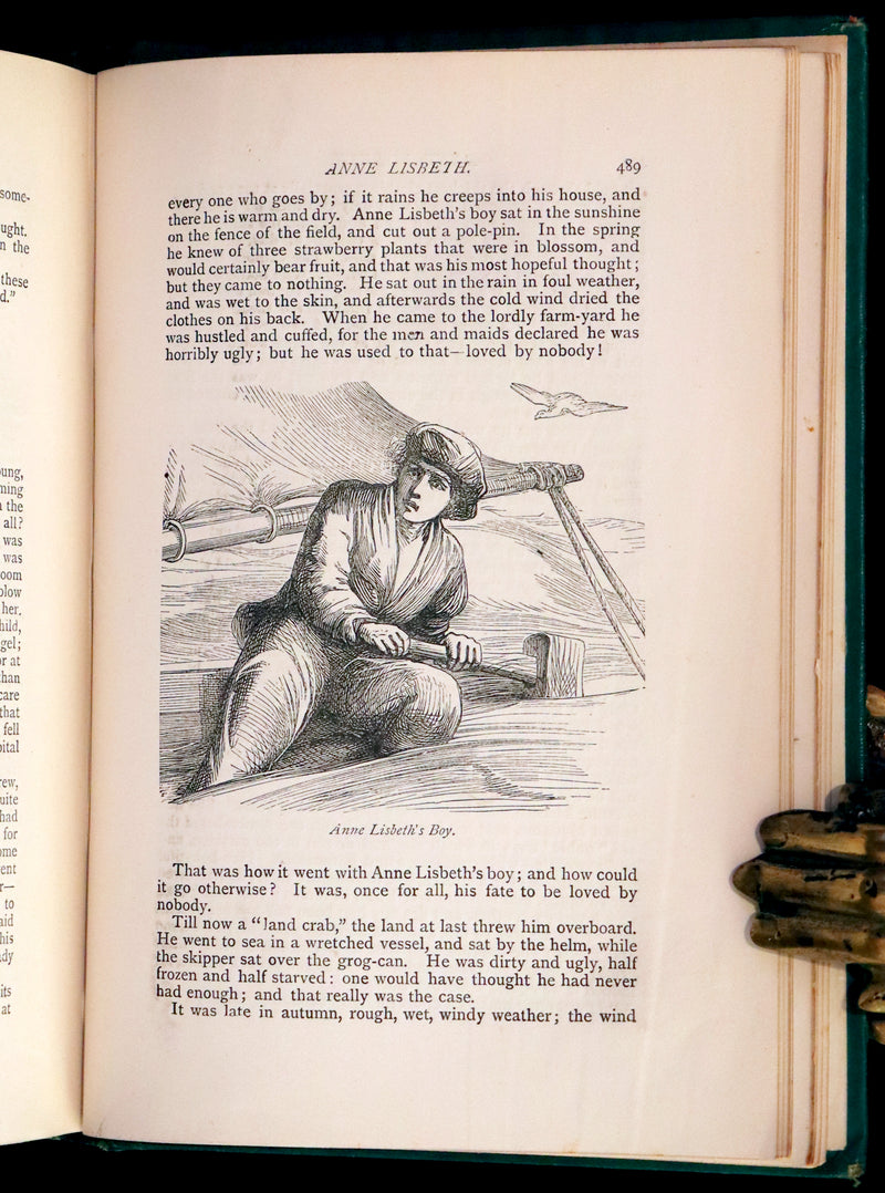 1870 Scarce Book - Hans Christian Andersen - FAIRY TALES and Stories, Illustrated.