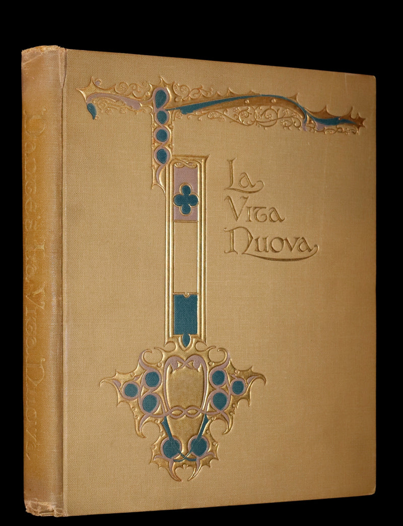 1916 Scarce Book - LA VITA NUOVA - The NEW LIFE by DANTE ALIGHIERI Translated by Dante Gabriel Rossetti Illustrated by Evelyn Paul.