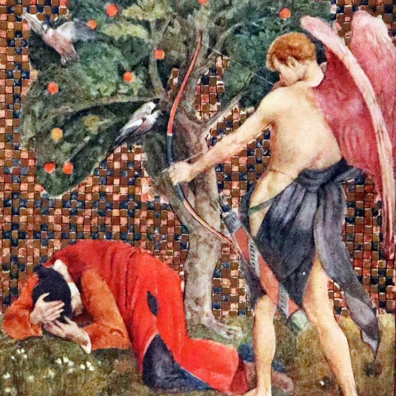 1916 Scarce Book - LA VITA NUOVA - The NEW LIFE by DANTE ALIGHIERI Translated by Dante Gabriel Rossetti Illustrated by Evelyn Paul.