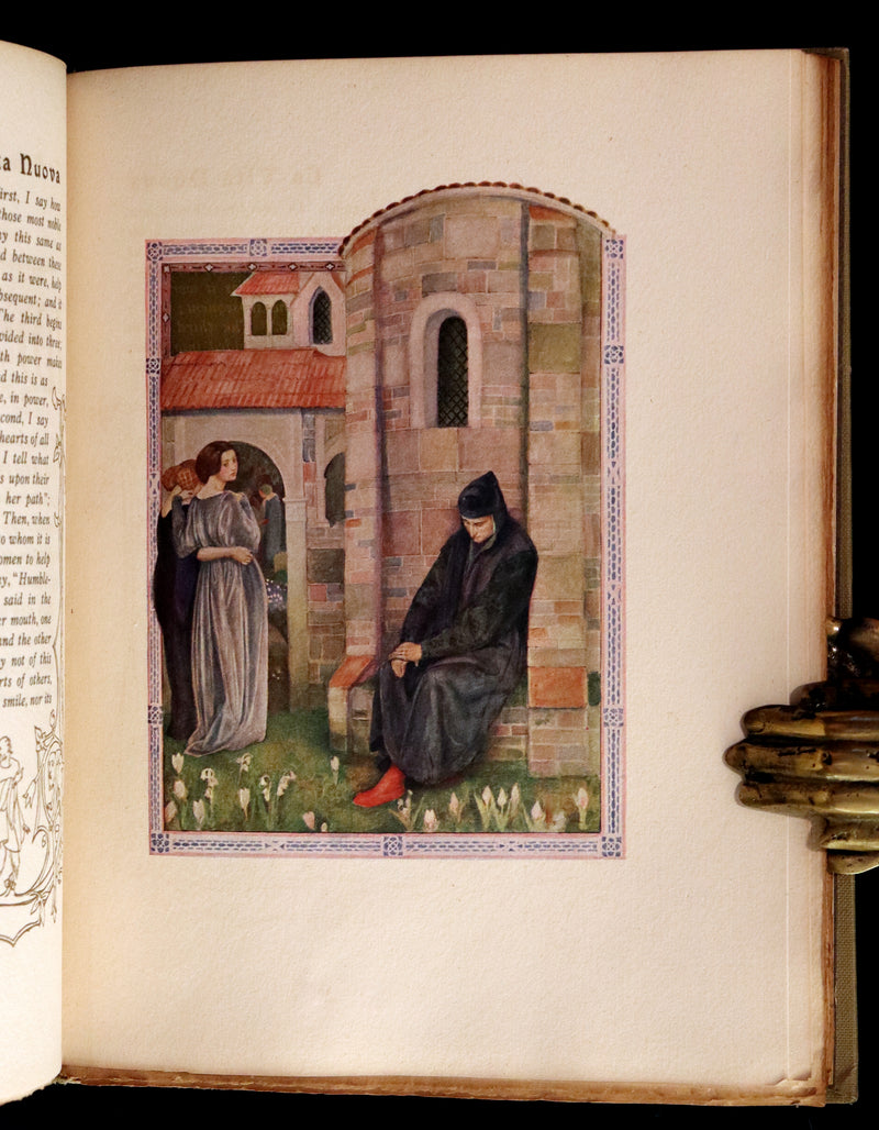 1916 Scarce Book - LA VITA NUOVA - The NEW LIFE by DANTE ALIGHIERI Translated by Dante Gabriel Rossetti Illustrated by Evelyn Paul.
