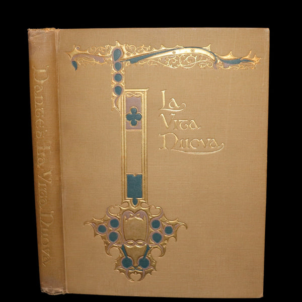 1916 Scarce Book - LA VITA NUOVA - The NEW LIFE by DANTE ALIGHIERI Translated by Dante Gabriel Rossetti Illustrated by Evelyn Paul.