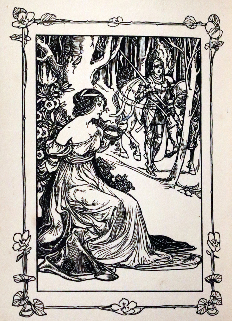 1899 Scarce First Edition - The Courteous Knight by E. Edwardson Illustrated by Robert Hope.