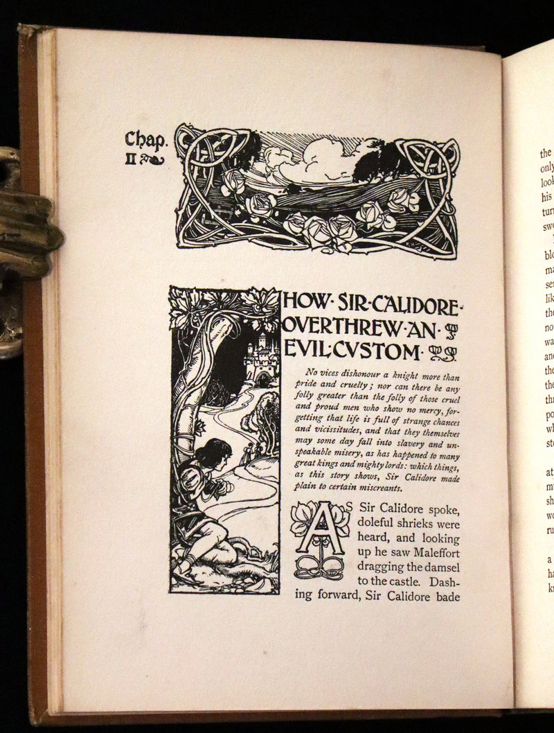 1899 Scarce First Edition - The Courteous Knight by E. Edwardson Illustrated by Robert Hope.