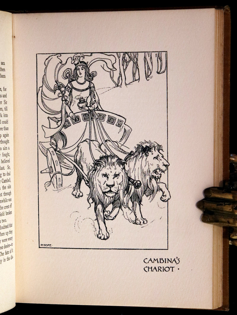 1899 Scarce First Edition - The Courteous Knight by E. Edwardson Illustrated by Robert Hope.