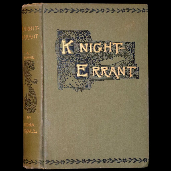 1888 Scarce First US Edition - The Knight Errant by Edna Lyall. A Victorian Romance.