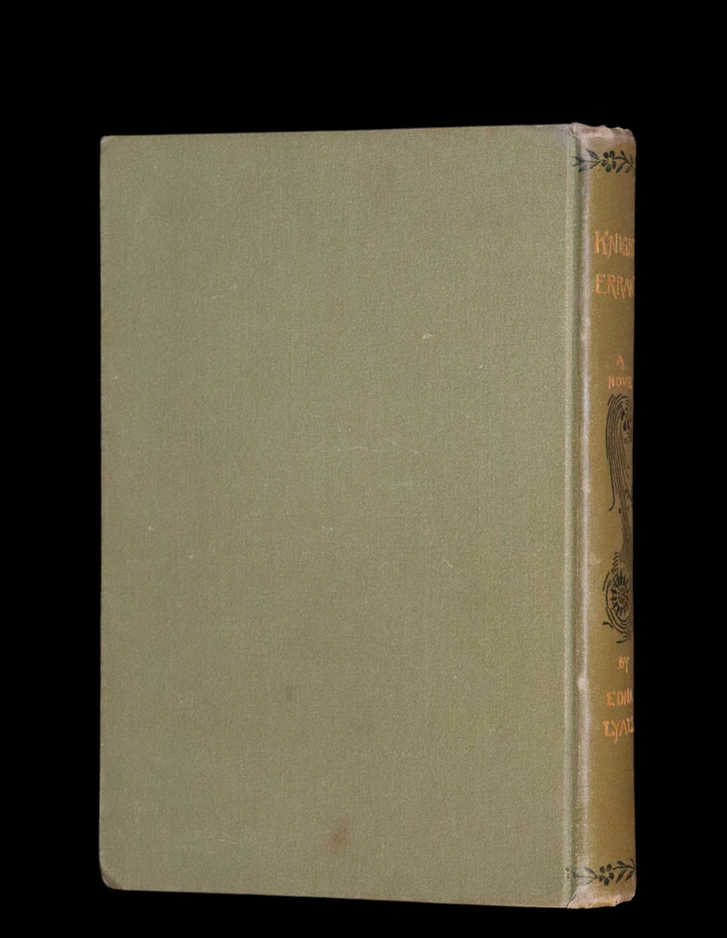 1888 Scarce First US Edition - The Knight Errant by Edna Lyall. A Victorian Romance.
