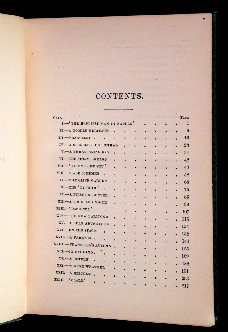 1888 Scarce First US Edition - The Knight Errant by Edna Lyall. A Victorian Romance.
