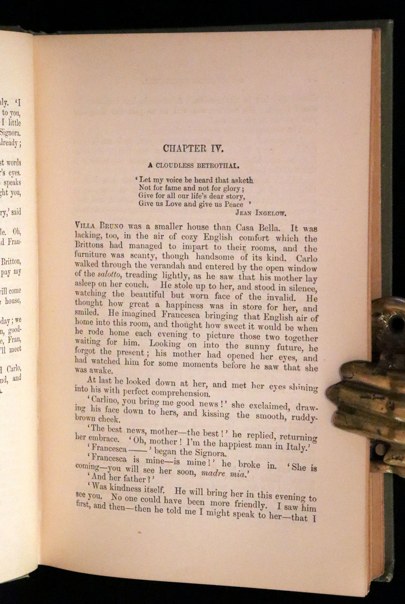 1888 Scarce First US Edition - The Knight Errant by Edna Lyall. A Victorian Romance.