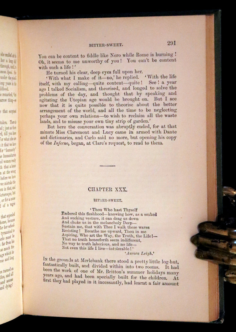 1888 Scarce First US Edition - The Knight Errant by Edna Lyall. A Victorian Romance.