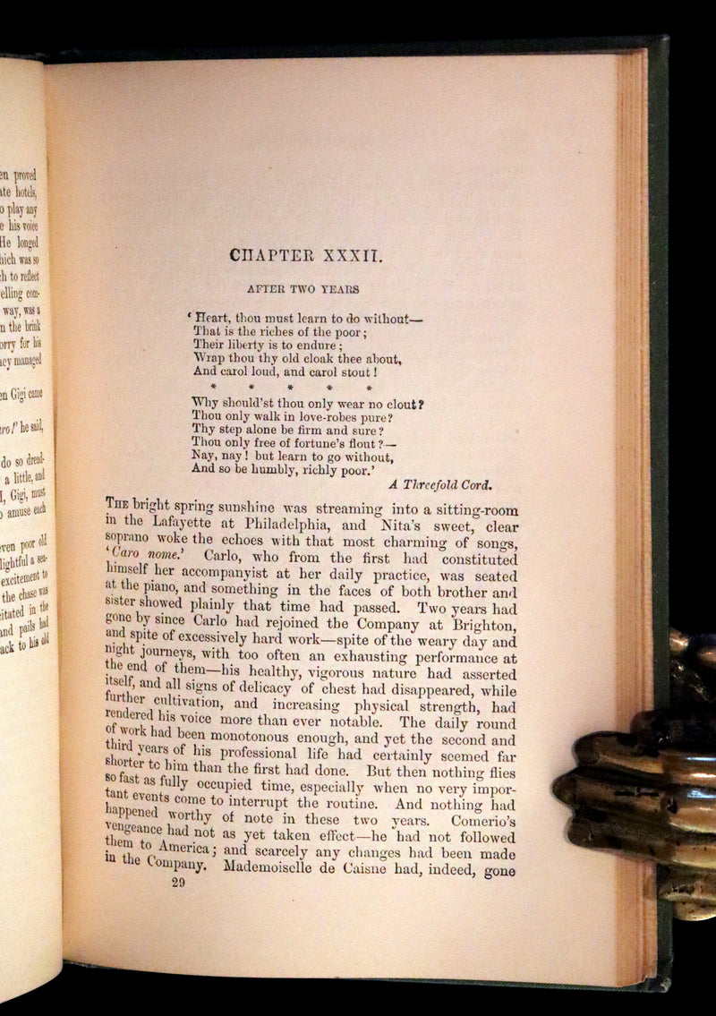 1888 Scarce First US Edition - The Knight Errant by Edna Lyall. A Victorian Romance.