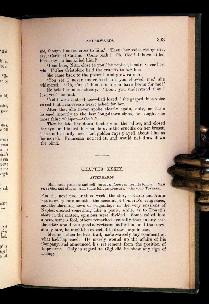 1888 Scarce First US Edition - The Knight Errant by Edna Lyall. A Victorian Romance.