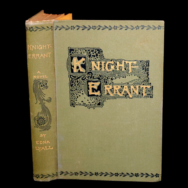 1888 Scarce First US Edition - The Knight Errant by Edna Lyall. A Victorian Romance.