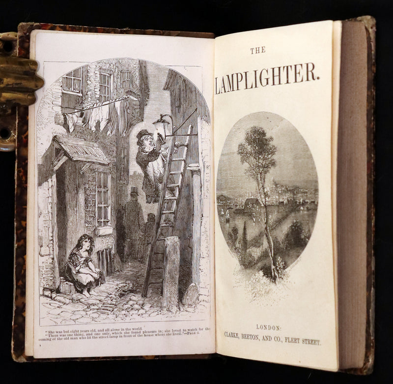 1854 Scarce Victorian First Edition - The LAMPLIGHTER by Maria Susanna Cummins.