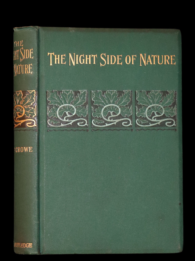 1890 Scarce Victorian Book - The Night Side of Nature or Ghosts and Ghost Seers. Poltergeist.