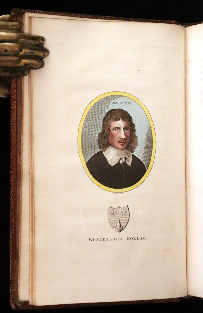 1816 Scarce Book -The Dance of Death, Danse Macabre by Hans Holbein, Color illustrated.