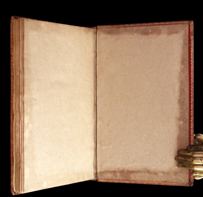 1816 Scarce Book -The Dance of Death, Danse Macabre by Hans Holbein, Color illustrated.