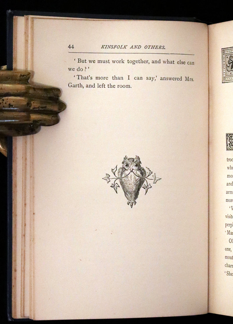 1891 Rare Victorian First Edition - Kinsfolk and Others by Margaret Roberts.