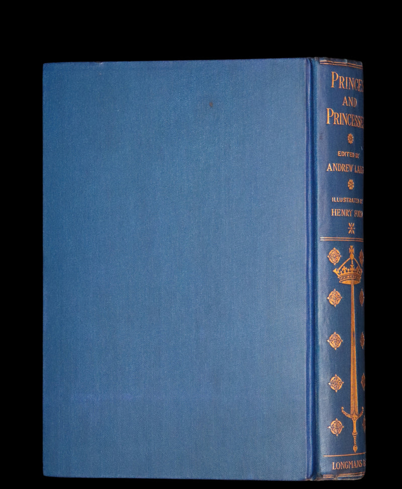 1908 Rare First Edition - THE BOOK OF PRINCES & PRINCESSES by Mrs. Lang & Andrew Lang.