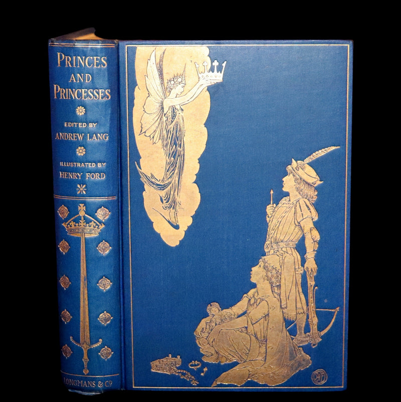 1908 Rare First Edition - THE BOOK OF PRINCES & PRINCESSES by Mrs. Lang & Andrew Lang.