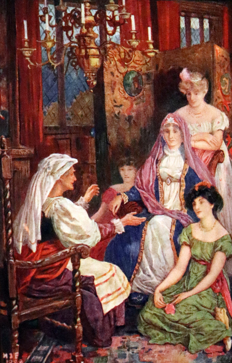 1908 Rare First Edition - THE BOOK OF PRINCES & PRINCESSES by Mrs. Lang & Andrew Lang.