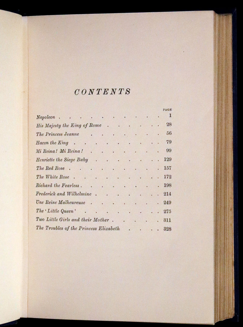 1908 Rare First Edition - THE BOOK OF PRINCES & PRINCESSES by Mrs. Lang & Andrew Lang.
